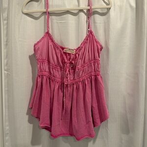 Free People Pink Tank Top